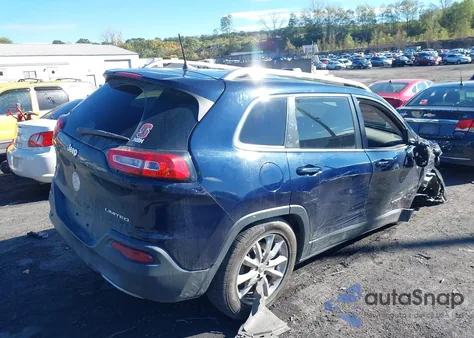 2016 Jeep Cherokee Limited z USA, uszkodzony, nr VIN 1C4PJMDB8GW254660